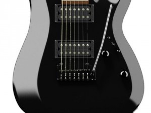 electric guitar 7 strings high detail 3D Model