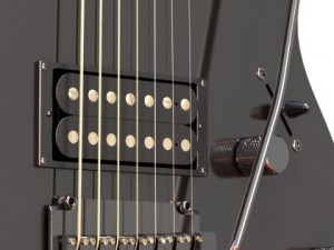 electric guitar 7 strings high detail 3D Model