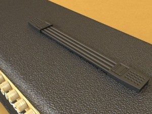 electric guitar with amplifier  cable 3D-Modell