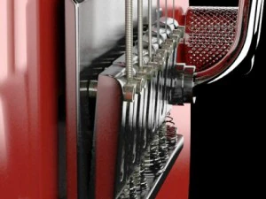 electric guitar with amplifier  cable 3D Model