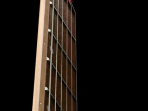 electric guitar with amplifier  cable 3D Model