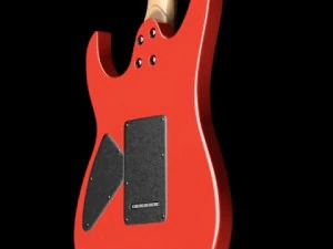 electric guitar with amplifier  cable 3D Model