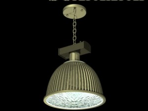 industrial light fixture 3D 模型