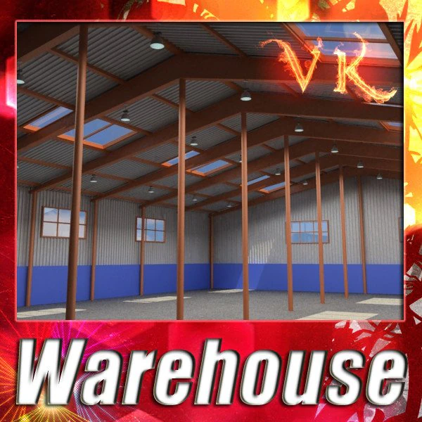 industrial building high res 3D Model .c4d .max .obj .3ds .fbx .stl .blend