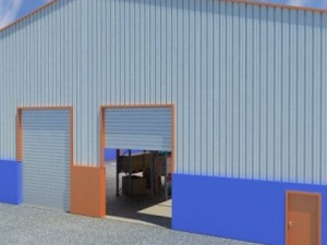 industrial building high res 3D Model