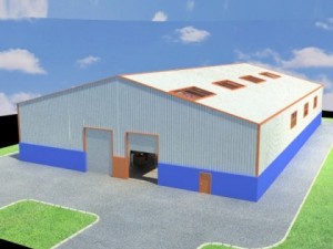 industrial building high res 3D Model