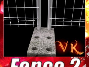 fence 02  high detailed Modelo 3D