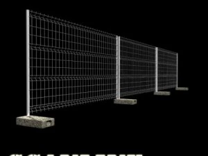 fence 02  high detailed 3D Model