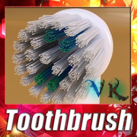 electric toothbrush  high detail 3D Model .c4d .max .obj .3ds .fbx .stl .blend 
