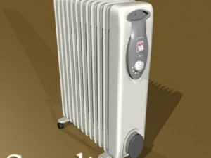 portable radiator high detailed 3D Model