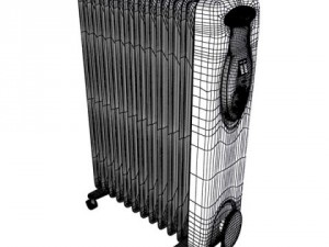 portable radiator high detailed 3D 模型