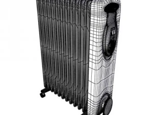 portable radiator high detailed 3D Model