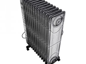 portable radiator high detailed 3D Model