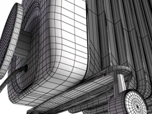 portable radiator high detailed 3D Model