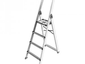 step ladder high detail 3D Model