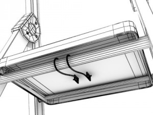 step ladder high detail 3D Model