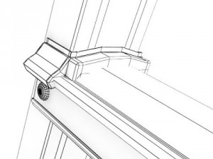 step ladder high detail 3D Model