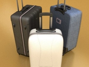 suitcase collection high detail 3Dモデル