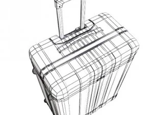 suitcase collection high detail 3D Model