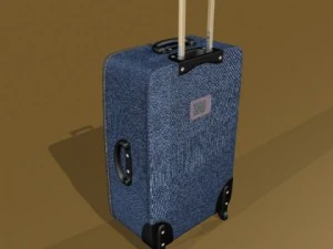 suitcase collection high detail 3D Model