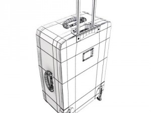 suitcase collection high detail 3Dモデル