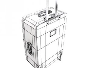suitcase collection high detail 3D Model