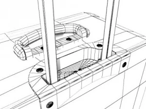 suitcase collection high detail 3D Model