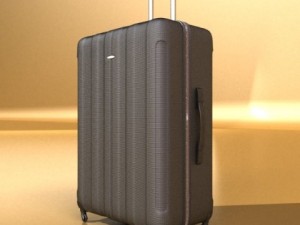 rolling suitcase 01 high detail 3D Model