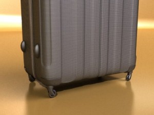 rolling suitcase 01 high detail 3D Model