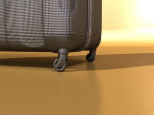 rolling suitcase 01 high detail 3D Model