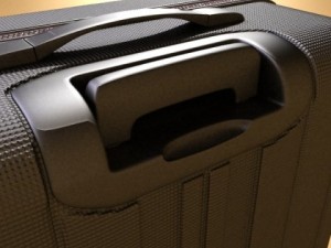 rolling suitcase 01 high detail 3D Model