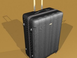 rolling suitcase 01 high detail 3D Model