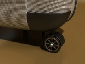 rolling suitcase 03 high detail 3D Model