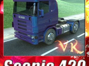 ट्रक स्कैनिया 420 हाई डिटेल 3D मॉडल
