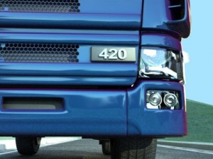 truck scania 420 high detail 3D मॉडल
