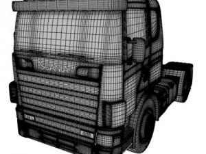 truck scania 420 high detail 3D मॉडल