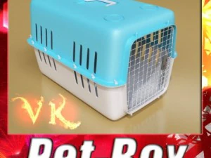 trasportino per animali altamente dettagliato Modello 3D