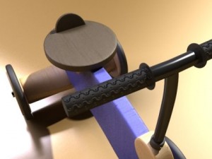wooden riding toy bike Model 3D