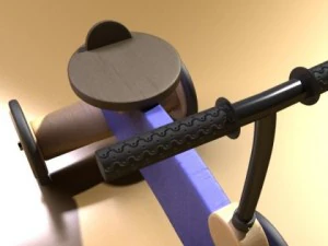 wooden riding toy bike 3D Model