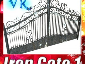 wrought iron gate 01 3Dモデル