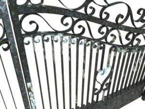wrought iron gate 01 Modelo 3D