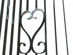 wrought iron gate 01 Modelo 3D