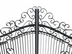 wrought iron gate 01 Modelo 3D