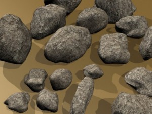 stones 01 3D 模型