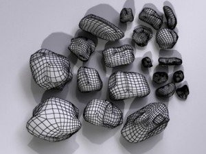 stones 01 3D 模型