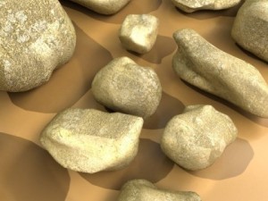 stones 02 high resolution textures 3D-Modell