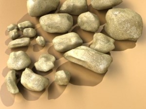 stones 02 high resolution textures 3D-Modell