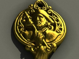 bas relief wall element 3D Model