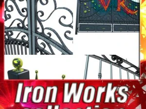 iron gate collection 3D Model