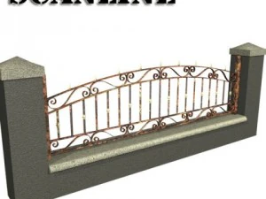 iron gate collection 3D Model